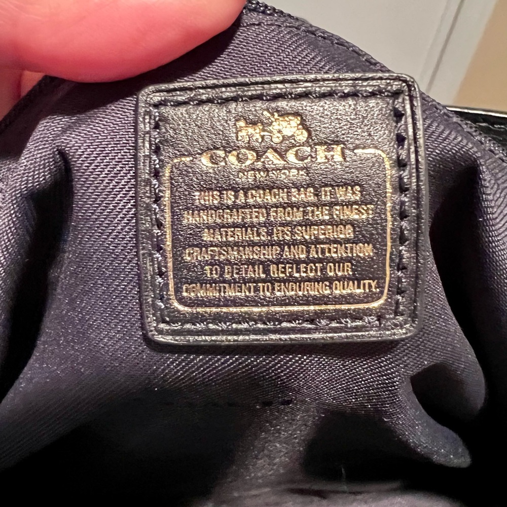 Coach tri-color satchel - Picture 7 of 12